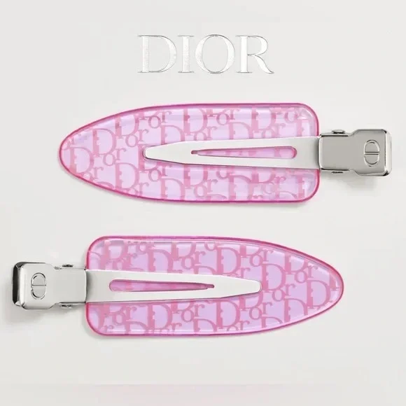 Dior Beauty Pink Trotter Style Set of Hair Clips - Picture 1 of 8